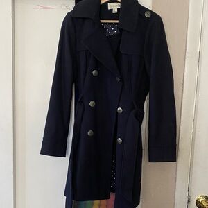 Forever 21 Dark Blue Trench Coat